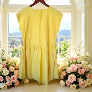 GB Girls Sunny Yellow A-Line Summer Dress – XL